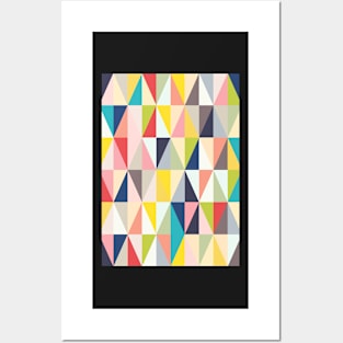 Abstract Geo Diamonds Posters and Art